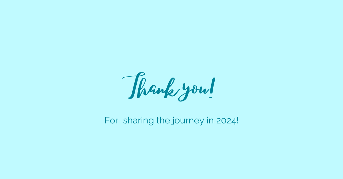 Thank you for journeying with me in 2023!